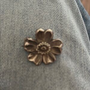 Sterling silver Flower Brooch